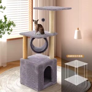 Cat Tree Apartment With Scratching Sisal
